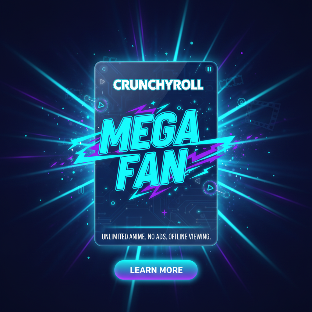 Crunchyroll Mega Fan Account